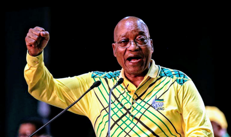 FORMER SOUTH AFRICAN PRESIDENT JACOB ZUMA JAILED FOR 15 MONTHS