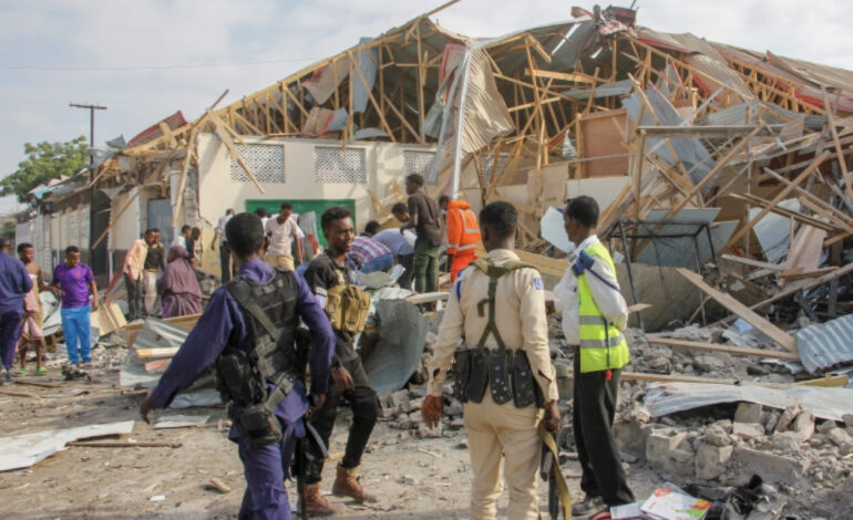 BREAKING NEWS: 5 DEAD AS EXPLOSION ROCKS SOMALI CAPITAL-ONLOOKERS