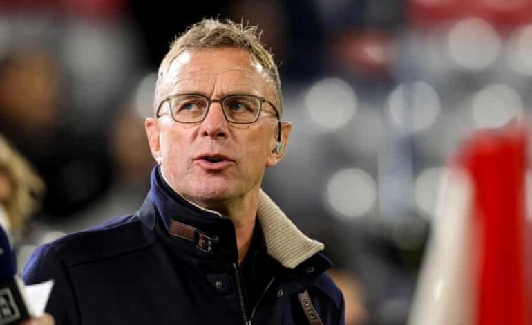 RALF RANGNICK EXPECTED TO BE ANNOUNCED AS MANCHESTER UNITED INTERIM MANAGER