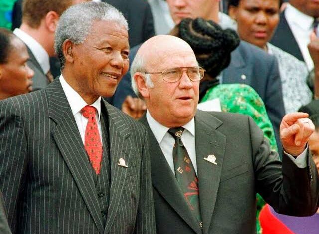SOUTH AFRICA: DE KLERK APOLOGISES FOR APARTHEID IN AFTER-DEATH VIDEO