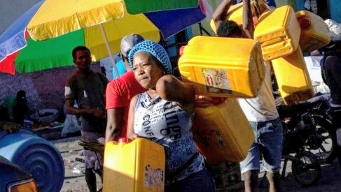HAITI RECEIVES 6,000 GALLONS OF FUEL FROM UNICEF