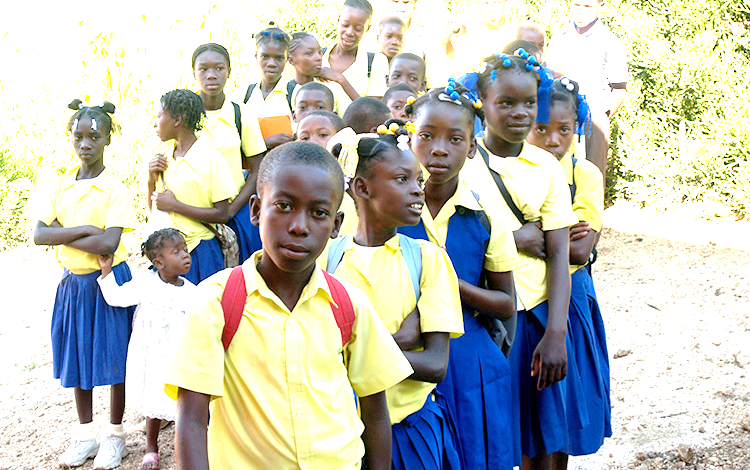 HAITI – EDUCATION: 20% OF HAITIAN CHILDREN AGED 6 TO 10 ARE NOT IN SCHOOL