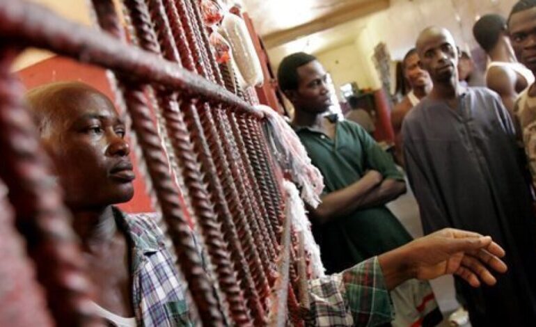 LIBERIAN PRISONS FACE SHARP FOOD SHORTAGE