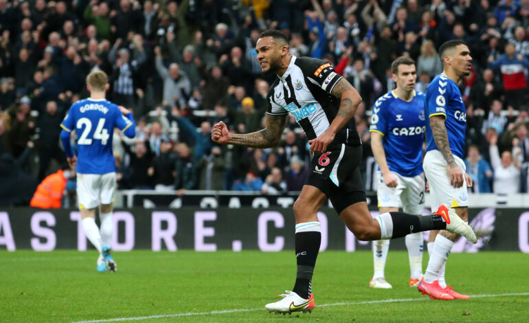 NEWCASTLE COME FROM BEHIND, BEAT EVERTON AND CLIMB OUT OF DROP ZONE