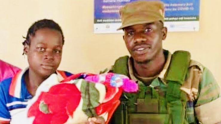 ZAMBIAN SOLDIER LAUDED FOR HELPING DELIVER BABY IN MAIZE FIELD