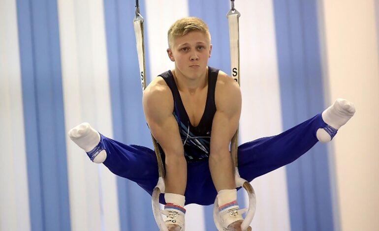 RUSSIAN GYMNAST ON DISCIPLINARY PROBE FOR WEARING PRO-WAR SYMBOL