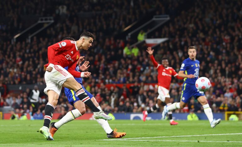 RONALDO RESCUES POINT FOR MANCHESTER UNITED AGAINST CHELSEA