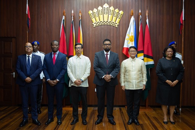 PRESIDENT ALI; GUYANA TO FORGE STRONGER TIES WITH, PHILIPPINES & ZIMBABWE
