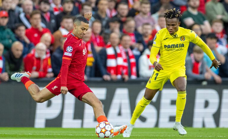 LIVERPOOL ROLL OVER VILLARREAL TO CLOSE IN ON FINAL