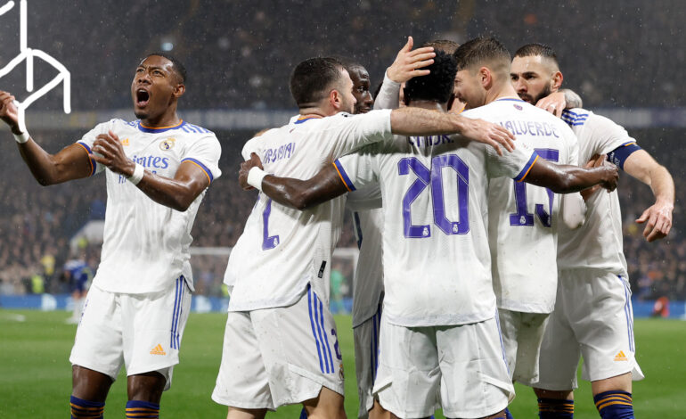 REAL MADRID BEATS CHELSEA IN CHAMPIONS LEAGUE