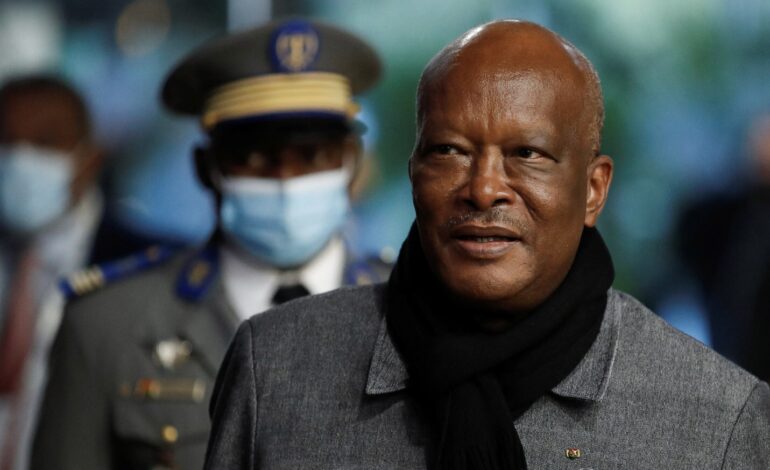 BURKINA FASO EX-PRESIDENT ROCH KABORE ALLOWED OUT OF DETENTION