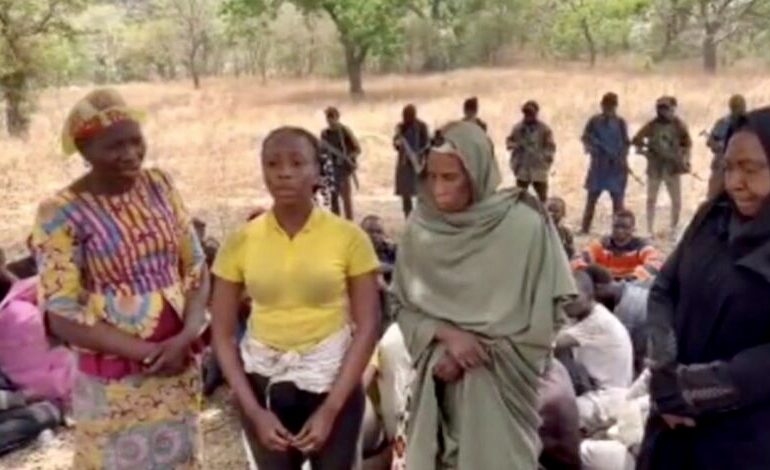 NIGERIA TRAIN ATTACK: BANDITS RELEASE ANOTHER VIDEO SHOWING HOSTAGES (WATCH)