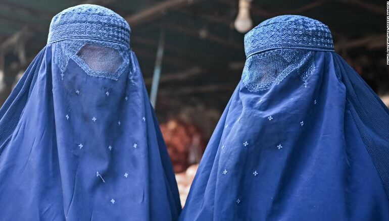 TALIBAN ORDERS WOMEN TO COVER THEIR FACES IN AFGHANISTAN
