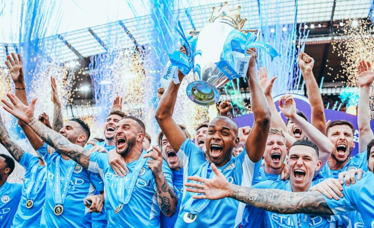 MANCHESTER CITY CROWNED ENGLISH PREMIER LEAGUE WINNERS
