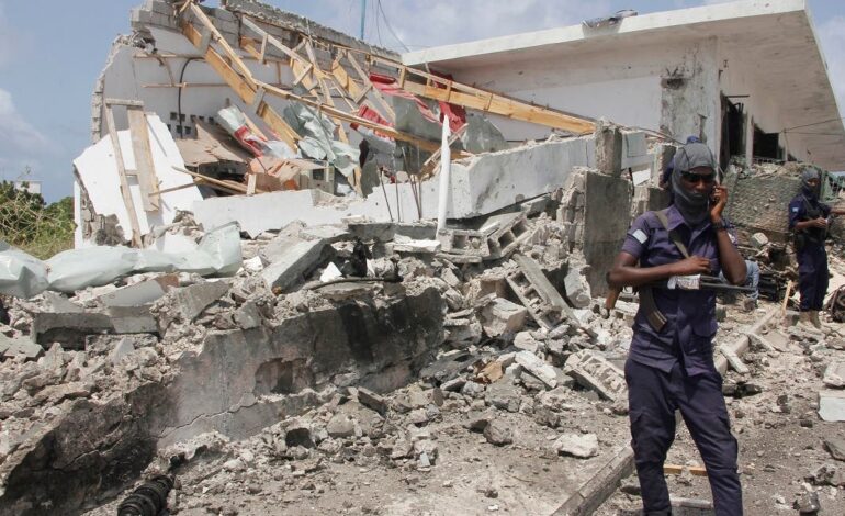 4 KILLED IN SOMALIA BLAST AHEAD OF PRESIDENTIAL VOTE