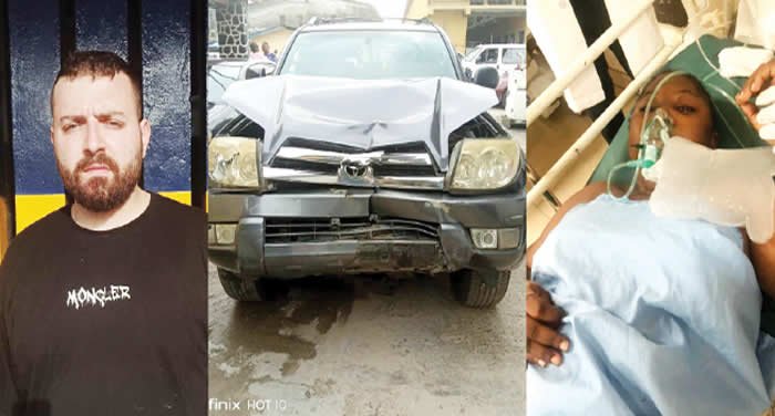 HIT AND RUN LEBANESE DETAINED FOR CRUSHING NIGERIAN WOMAN