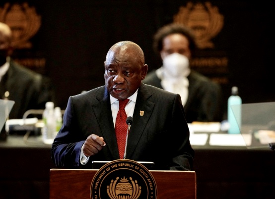 PROTESTING MINERS OBSTRUCT SPEECH BY SOUTH AFRICA’S PRESIDENT