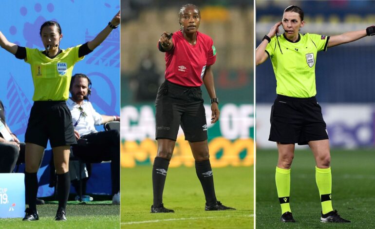 FEMALE REFEREES TO OFFICIATE MEN’S WORLD CUP FOR THE FIRST TIME