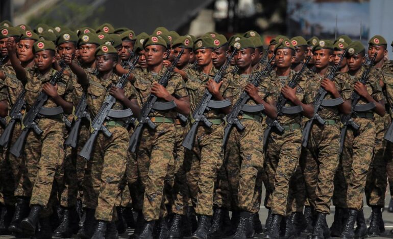 ETHIOPIA ACCUSED OF KILLING 7 SUDANESE SOLDIERS, A CIVILIAN
