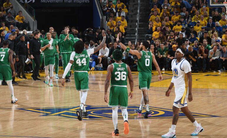 NBA: CELTICS RALLY TO BEAT WARRIORS IN GAME 1