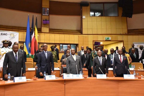 EAC LEADERS TO SEND TROOPS TO DR CONGO TO STABILISE REGION