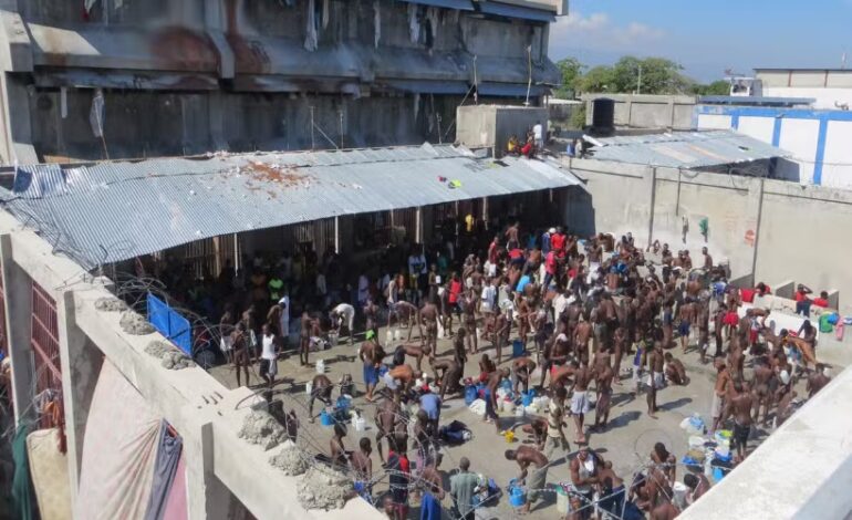 HAITIAN INMATES DIE FOLLOWING FOOD SHORTAGES