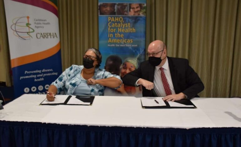 $750K PROVIDED BY PAHO TO CARIBBEAN PUBLIC HEALTH AGENCY