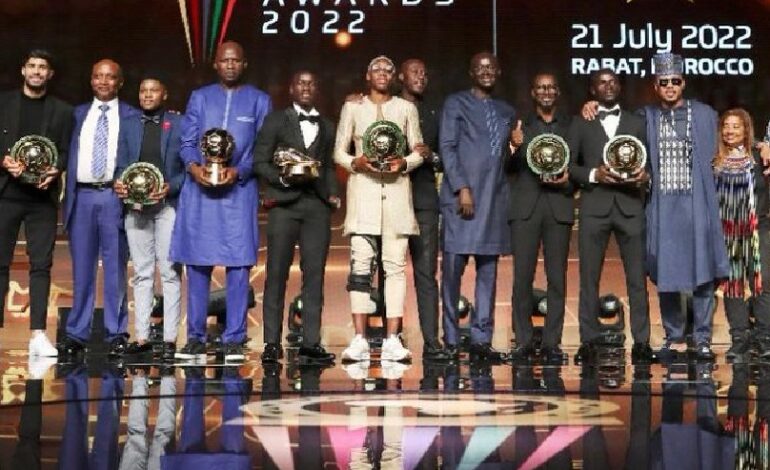 CAF AWARDS 2022 WINNERS IN PICTURES