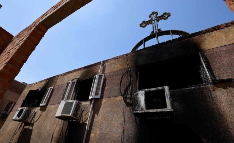 DOZENS DIE IN EGYPT’S COPTIC CHURCH AFTER FIRE BREAK OUT