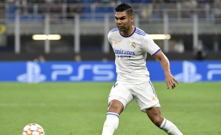 MANCHESTER UNITED CLOSE TO SIGNING MIDFIELDER CASEMIRO FROM REAL MADRID