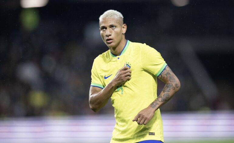  RICHARLISON RACIALLY ABUSED WITH BANANA  DURING BRAZIL-TUNISIA FRIENDLY IN PARIS