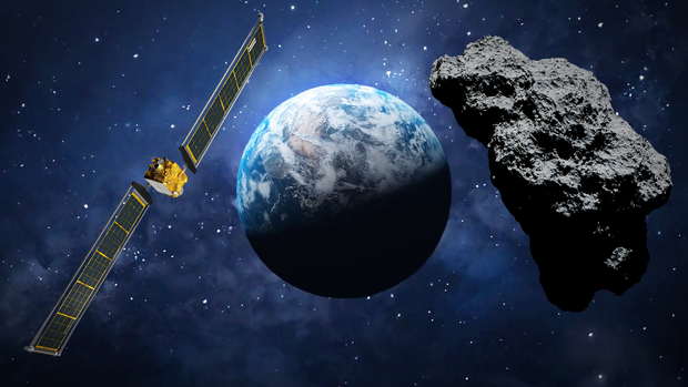  FIRST TEST OF NASA PLANETARY CRASHES SPACECRAFT INTO ASTEROID IN ATTEMPT TO DEFLECT IT
