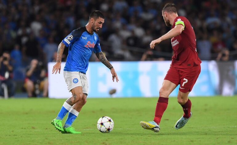 LIVERPOOL DOMINATED BY NAPOLI IN A 4-1 CHAMPIONS LEAGUE VICTORY