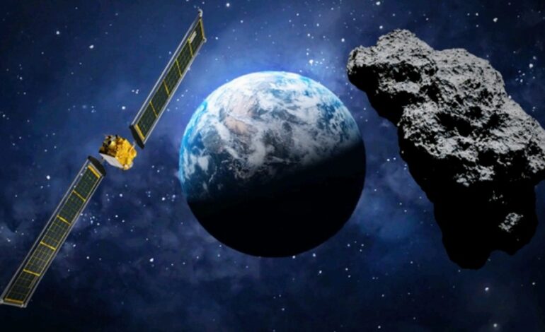  FIRST TEST OF NASA PLANETARY CRASHES SPACECRAFT INTO ASTEROID IN ATTEMPT TO DEFLECT IT