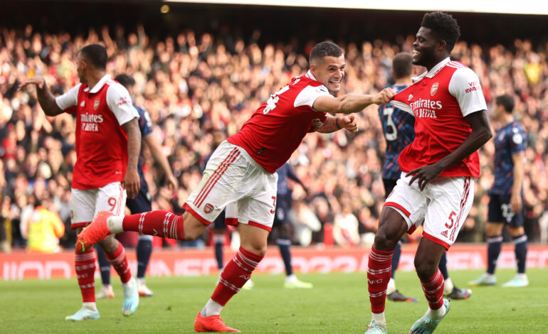  ARSENAL BACK ON TOP AFTER THRASHING FOREST 5-0
