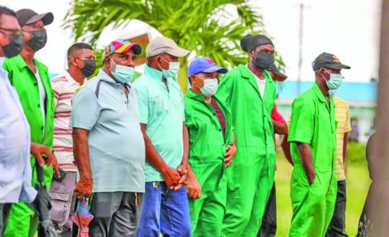 SALARY INCREASES FOR SUGAR WORKERS IN GUYANA