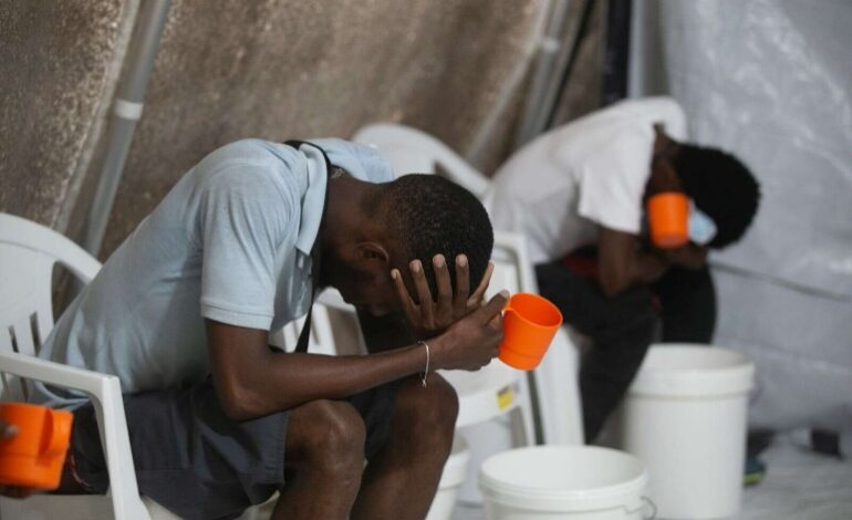 HAITI’S CHOLERA DEATH TOLL REACHES JUST UNDER 500
