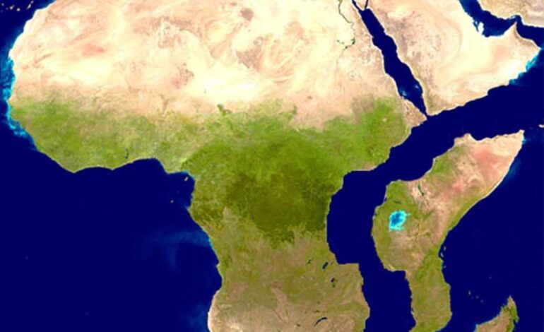 NEW CONTINENTS SLOWLY FORMING AS EAST AFRICA CONTINUES SPLITING