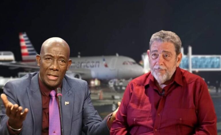 GUYANA SLAMS AMERICAN AIRLINES FOR POOR TREATMENT TOWARDS PM, ROWLEY, GONSALVES