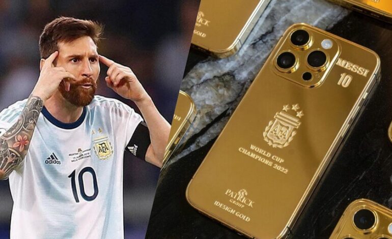 MESSI GIFTS GOLD IPHONES TO ARGENTINA TEAMMATES