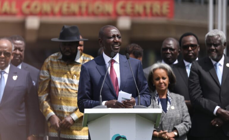 AFRICAN LEADERS SEEK DEBT RELIEF TO HELP AVERT CLIMATE CRISIS