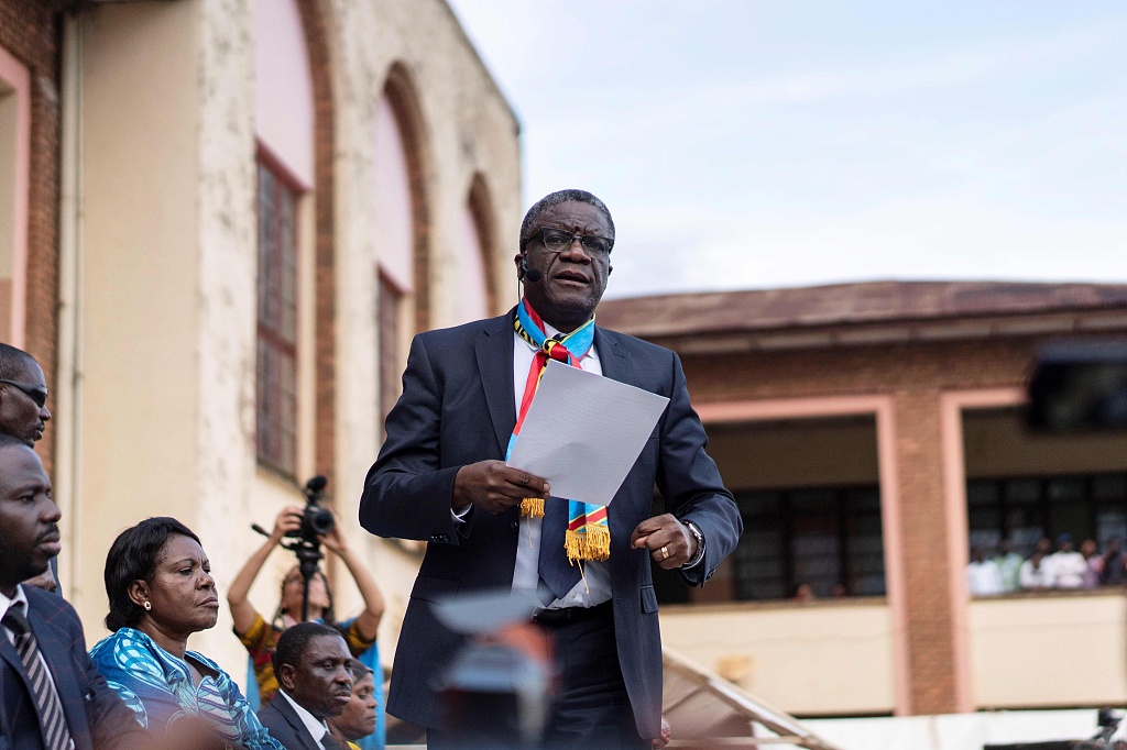 NOBEL PRIZE WINNER DENNIS MUKWENGE TO VIE FOR DR CONGO PRESIDENCY
