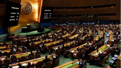 UN GENERAL ASSEMBLY DEMANDS  ‘HUMANITARIAN CEASEFIRE’ IN GAZA