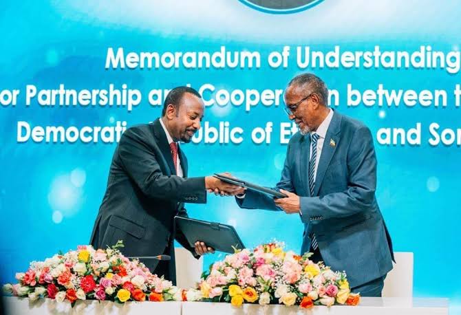  ETHIOPIA INKS ‘HISTORIC’ PORT AGREEMENT WITH SOMALILAND FOR SEA ACCESS