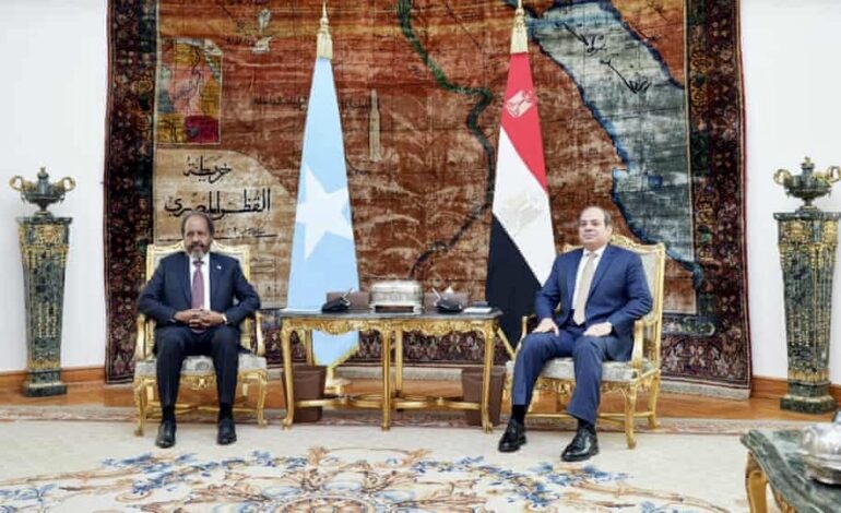 EGYPT SUPPORTS SOMALIA AMID  CONTROVERSY OVER ETHIOPIA-SOMALILAND DEAL
