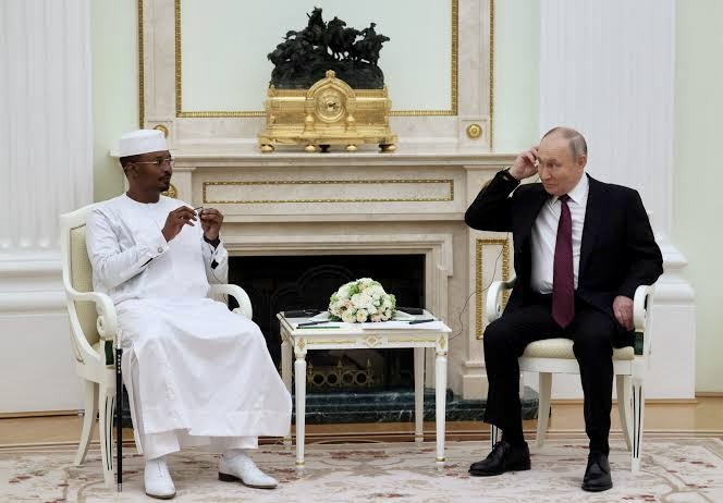 CHAD JUNTA LEADER MEETS WITH PUTIN IN MOSCOW