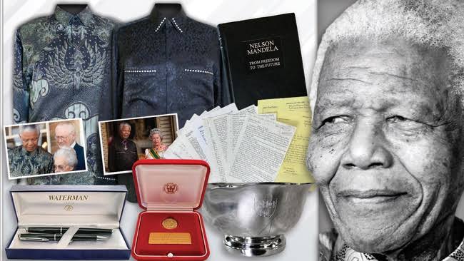  NELSON MANDELA’S PERSONAL ITEMS AUCTION SUSPENDED