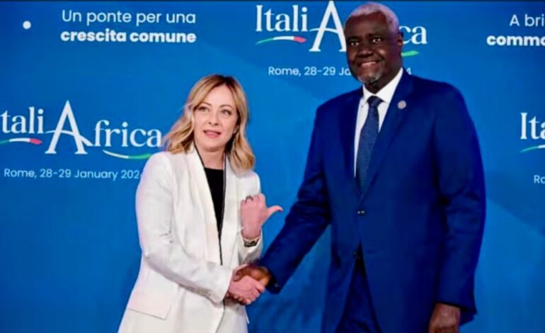  ‘WE ARE NOT BEGGARS’- AU CHAIR, CALLS FOR ‘PARADIGM SHIFT’ AT ITALY-AFRICA SUMMIT