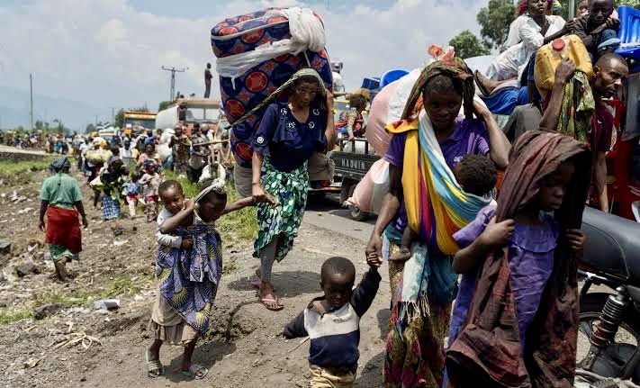 GOMA CITY IN DRC FACES THREAT AS THOUSANDS FLEE M23 REBEL ADVANCE