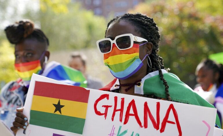  GHANA PASSES BILL CRIMINALIZING IDENTIFYING AS LGBTQ+